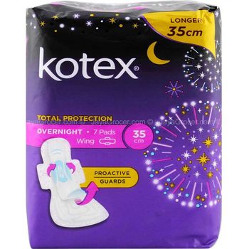 Kotex Total Protection Overnight Wing 35cm 7pcs
