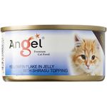 Angel Cat Canned Food Yellowfin With Shirasu In Jelly 80g