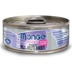 Monge Cat Canned Food Delicate Chicken With Omelette Whitebait 80g