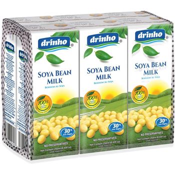 Drinho Soya Bean Milk 6pcs 250ml