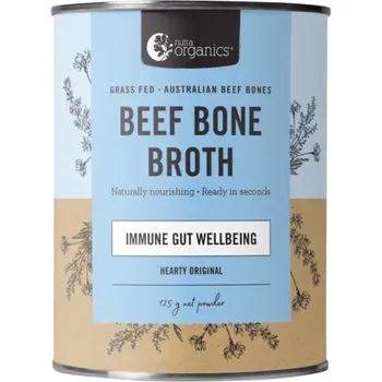 Nutra Organics Beef Bone Broth Powder Hearty Original 125g