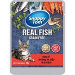 Snappy Tom Pouch with Tuna And Shrimp in Jelly 85g