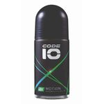Code 10 Perfumed Roll On Deodorant Motion 50g