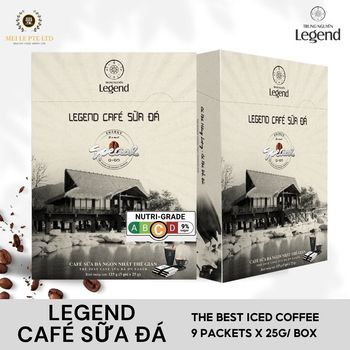 Trung Nguyen Legend Cafe SUA DA instant coffee 9 packets