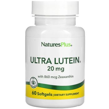 Nature's Plus - Eye Support, Lutein Ultra 20mg with Zeaxanthin 860mcg (60 softgels)