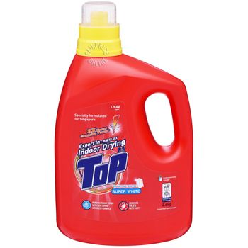Top Concentrated Liquid Detergent Bottle Super White 2.6kg