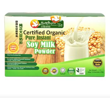 Health Paradise Organic Soya Milk Powder Less Sugar 450g
