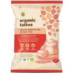 Organic Tattva Whole Wheat Flour Chakki Atta 5kg