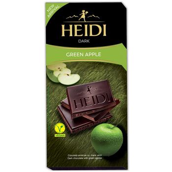 Heidi Dark Green Apple Dark Chocolate with Apple 80g