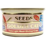 Seeds Golden Cat Canned Food Tuna Light Meat Shrimp And Crab 80g