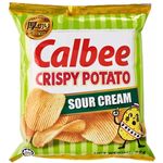 Calbee Crispy Potato Chips Sour Cream 72g