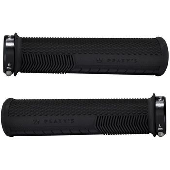 Peaty's handlebar grips Monarch Grip Knurl Thin 30 To 32mm Thickness Black
