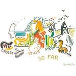 Crosby Stills Nash & Young - So Far - White LP