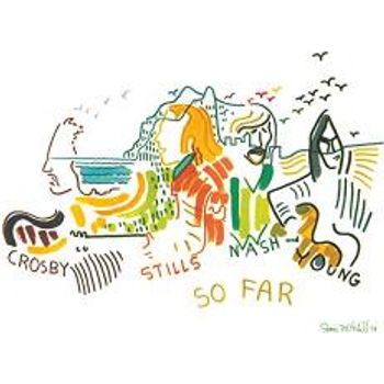 Crosby Stills Nash & Young - So Far - White LP