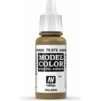 Vallejo Green Brown Model Color Paint 17ml