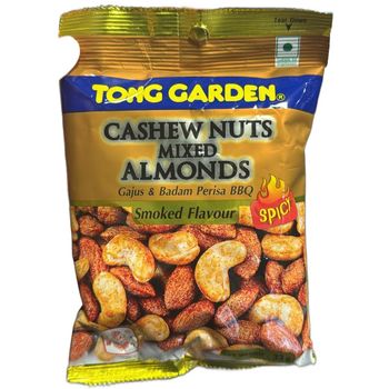 Tong Garden Cashew Nuts mixed Almonds Smoked 33g
