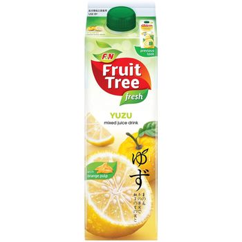 F&N Fruit Tree Yuzu Mix Juice With Orange Pulp 1l