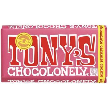 Tony's Chocolonely - Big Bar, Milk Chocolate Caramel Cookie (160g)
