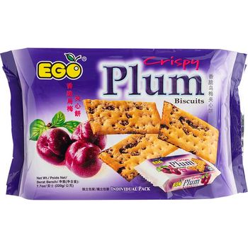 EGO Crispy Sandwich Cake Black Plum 220g