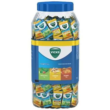 Vicks Cough Drops With Menthol Ginger And Honey 200pcs