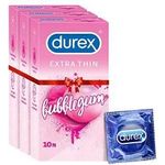 Durex Extra Thin Bubblegum Flavoured Condoms For Men10s Pack Of 3