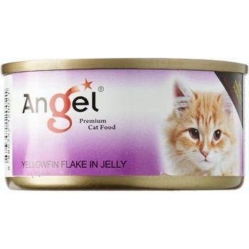 Angel Cat Canned Food Yellowfin Flake In Jelly 80g