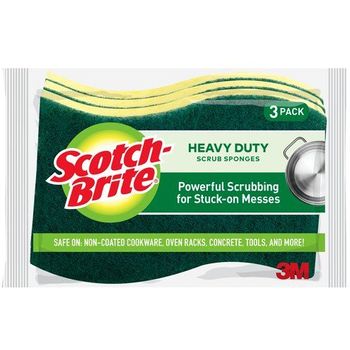 Scotch Brite Classic Scrub Sponge 3 Pieces in Pack