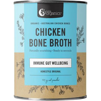 Nutra Organics Chicken Bone Broth Original 125g