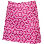 J. Lindeberg Amelie Print Golf Skirt S Geo Fuchsia Purple