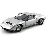 Kyosho Lamborghini Miura Jota Svj Scale 1/18 Silver Grey