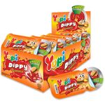 Yupi Dippy Burger Gummy Candies 22.5g x 24pcs
