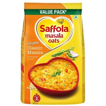 Saffola Masala Oats Classic Masala 500g 17.63oz Vegetarian