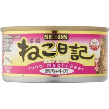 Seeds Miao Miao Cat Canned Food Tuna & Beef 170g