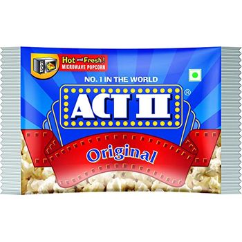 Act II Microwave Popcorn Natural 99g