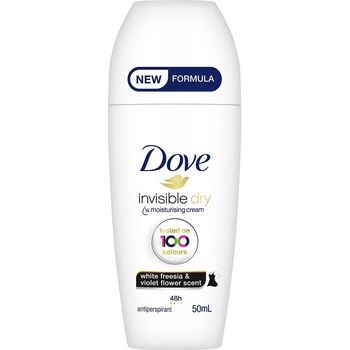 Dove Womens Roll On Deodorant Invisible Dry 50ml