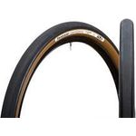 Panaracer GravelKing Slick Folding Tubeless Tire 700c 700x35 Black/Brown