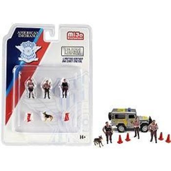 American Diorama Indonesia Police Diecast Car