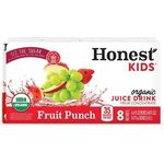 Honest Kids Organic Fruit Punch Juice Drink 8pcs 170ml