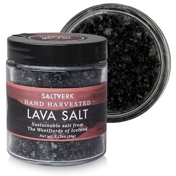 Saltverk - Hand Harvested Salt, Lava Sea Salt (90g)