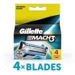 Gillette Mach3 Turbo Shaving Cartridge 4pcs