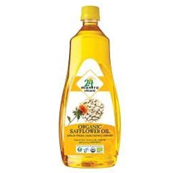 24 Mantra Organic Cold Pressed Kardi Safflower Oil 1l