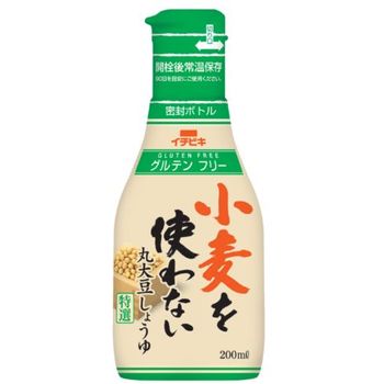 Ichibiki Tabletop Round Soy Sauce Without Wheat 200ml
