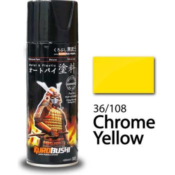 Samurai Paint Spray Chrome Yellow 400ml
