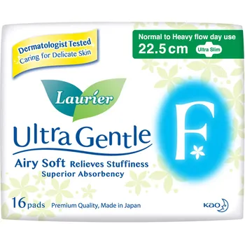 Laurier F Ultra Gentle Day Pads Ultra Slim 225cm