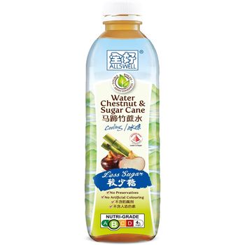 Allswell Water Chestnut And Sugarcane Less Sugar 1L