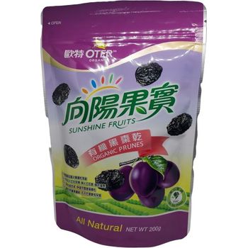 Oter Organic Prunes 200g