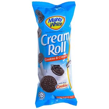 Mighty White Cookies And Cream Roll 50g