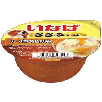 Inaba Dog Chicken Fillet with Vegetables & Cheese Sasami Jelly Cup 65g