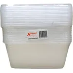 Grace 1000A Rectangle Container with Lid 10S