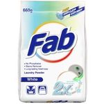 Fab Laundry Powder White 660g